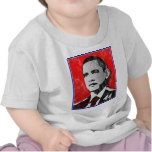 Barack Obama Red Portrait Tshirts