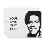 Barack Obama retro invitations
