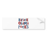 Barack Obama Rocks Tees and Gifts Bumper Sticker