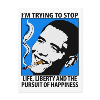 Barack Obama Satire / Parody Postcard by JustRightWing
