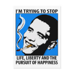 Barack Obama Satire / Parody Postcard