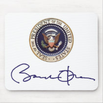 Barack Obama Signature Mouse Pads