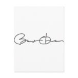 Barack Obama Signature Post Card