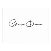 Barack Obama Signature Series (Black) Postcards