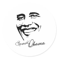 Barack Obama Signature Sticker