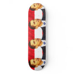 Barack Obama skateboards