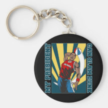 Barack Obama Slam Dunk Keychains