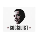 Barack Obama Socialist Postcards