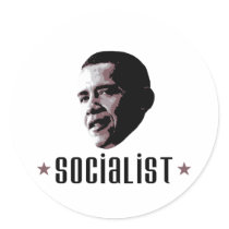 Barack Obama Socialist stickers
