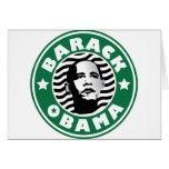 Barack Obama Star Caffeine Greeting Cards