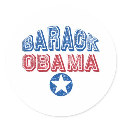 Barack Obama Star Sticker by TeeShirtsTShirts