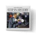 Barack Obama: Step in History Button