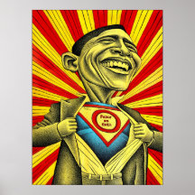 Barack Obama - Superman Posters