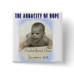 BARACK OBAMA THE AUDACITY OF HOPE PINS