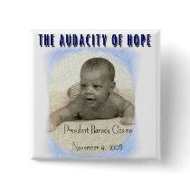 BARACK OBAMA THE AUDACITY OF HOPE PINS