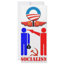 Barack Obama the Socialist Custom Rack Cards