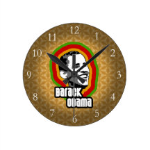 Barack Obama Throwback Wall Clock