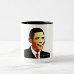 Barack Obama Vector Illustration Mug