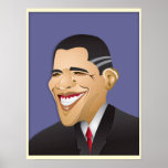 Barack Obama Vector Illustration Print