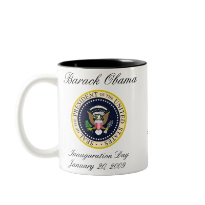 Barack Obama with John F Kennedy - Mug by inauguration_2009