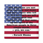 Barack Obama "Yes We Can Speech" Refrigerator Magnets