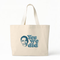 Barack Obama / Yes We Did Tote Bags