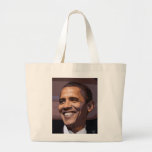 Barack Obama's Handsome Face Canvas Bags