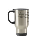 Barack Obama's "Yes We Can" Speech Travel Mug