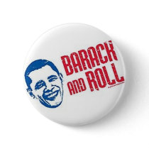 Barack & Roll Pinback Button