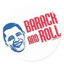 Barack & Roll Stickers