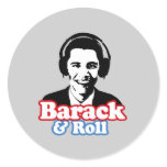 BARACK & ROLL STICKER
