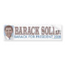 Barack Solid Bumper Sticker 