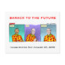 Barack to the future. postcard