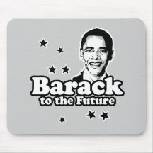 Barack to the future  T-shirt Mouse Pads