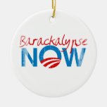 Barackalypse Now Faded.png Christmas Tree Ornament