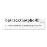 Baracknophobia Bumper Sticker