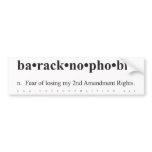Baracknophobia Bumper Sticker