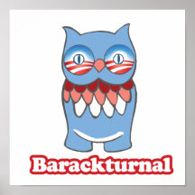 BARACKTURNAL -.png Print