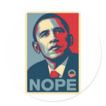 Barak NOPE Stickers