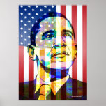 Barak Obama  Patriotic Poster posters