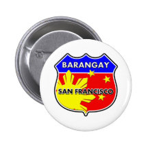 Barangay San Francisco Pinback Buttons