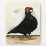 Barb Pigeon Watercolor Mouse Pads