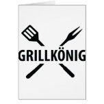 barbacue king icon cards
