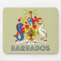 Barbadian Emblem Mousemat