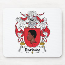 Barbado Family Crest Mouse Pad