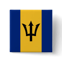 barbados pinback button