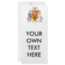 Barbados Coat of Arms Rack Card Design