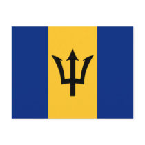 Barbados Flag Design Post Cards