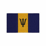 Barbados flag embroidered men's polo shirt embroidered shirts