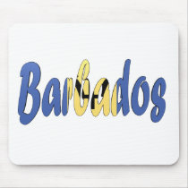 Barbados Flag Mousepad